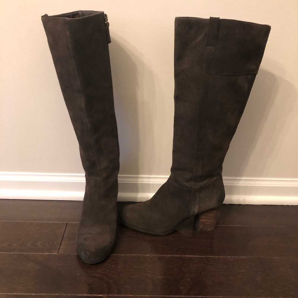 Tesori Brown Suede Boots - Picture 4 of 8